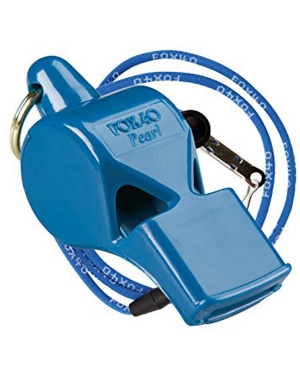 Fox 40 Pearl Safety Whistle with Lanyard - Royal Blue